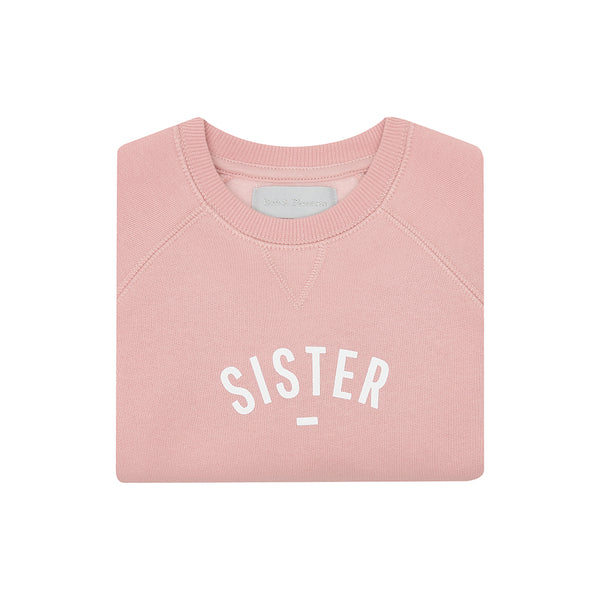 Faded Blush 'SISTER' (Capital Font) Sweatshirt