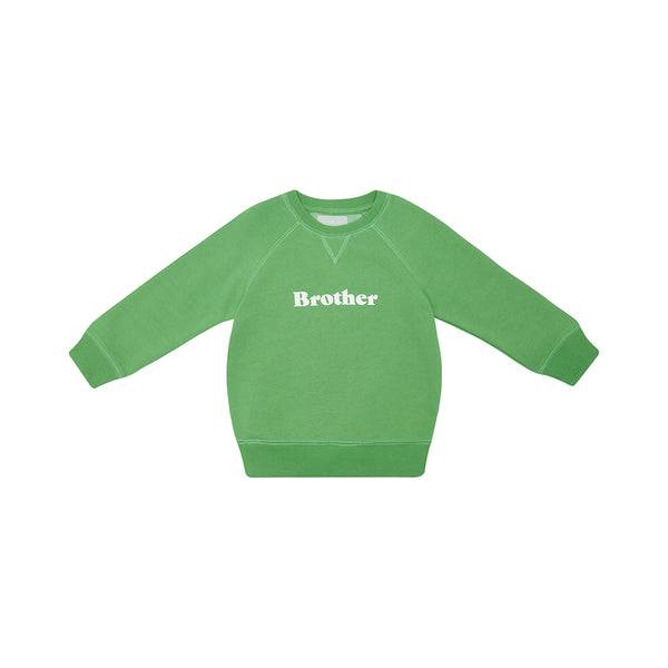 Grass Green 'BROTHER' Sweatshirt