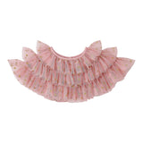 Vintage Pink & Gold Glitter Star Cape