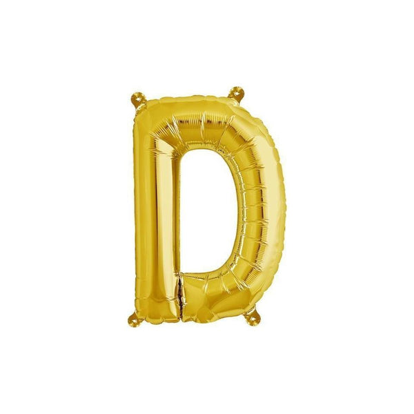 16" Foil Letter D Balloon