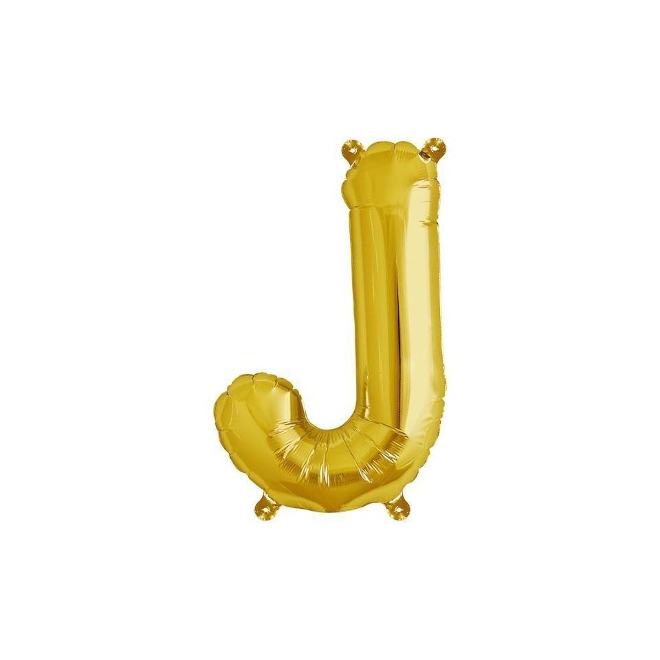 16" Foil Letter J Balloon