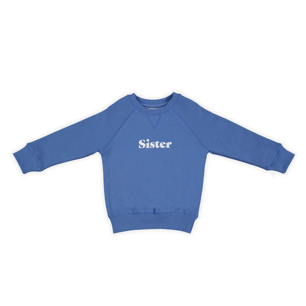 Sailor Blue 'SISTER' Sweatshirt