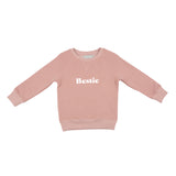Faded Blush 'BESTIE' Sweatshirt
