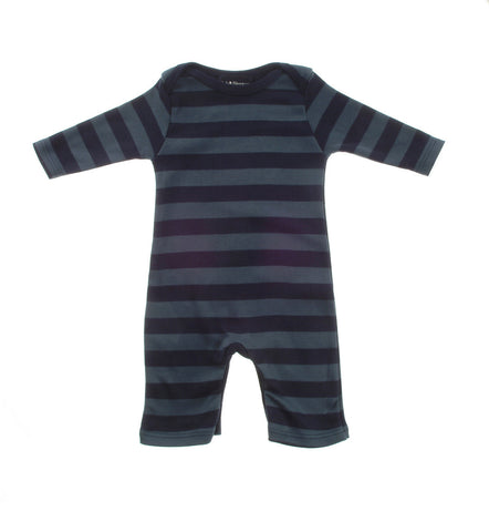 Vintage Blue & Navy Striped All-in-One