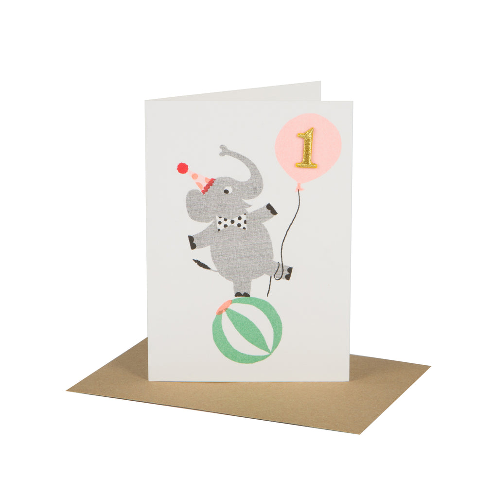 Circus Age Card - Elly Age 1
