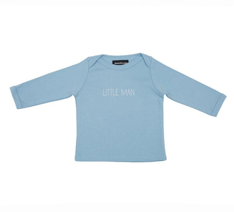 Sky Blue Little Man Baby T Shirt