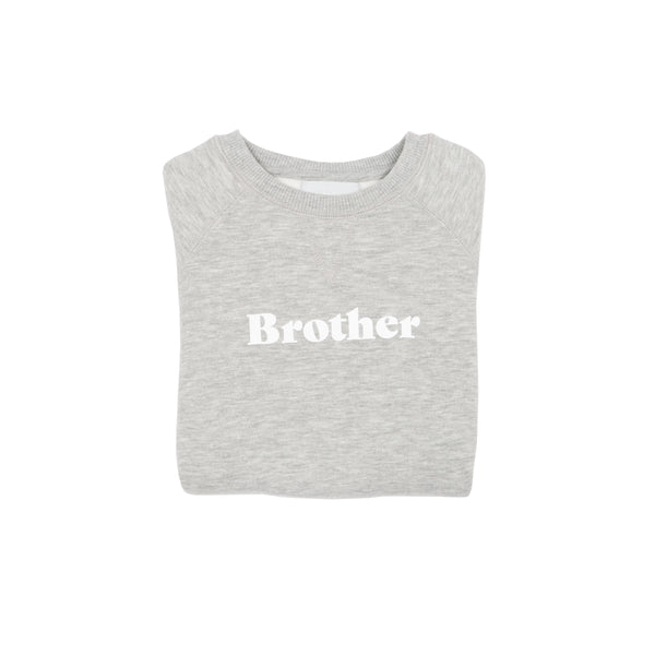 Grey Marl 'BROTHER' Sweatshirt