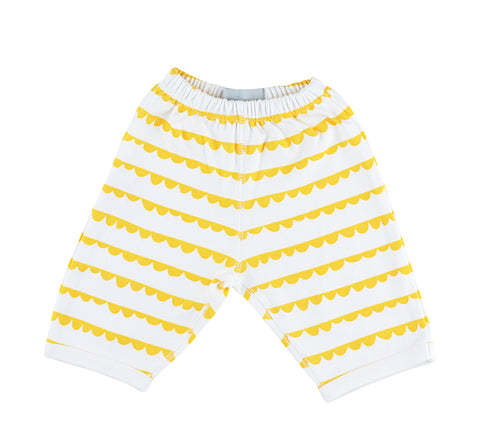 White & Sunshine Yellow Bunting Trouser