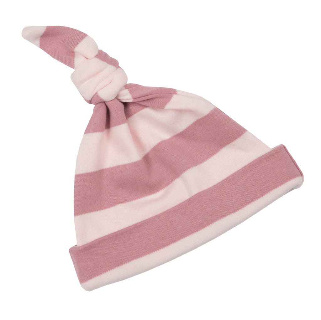 Vintage & Powder Pink Striped Hat