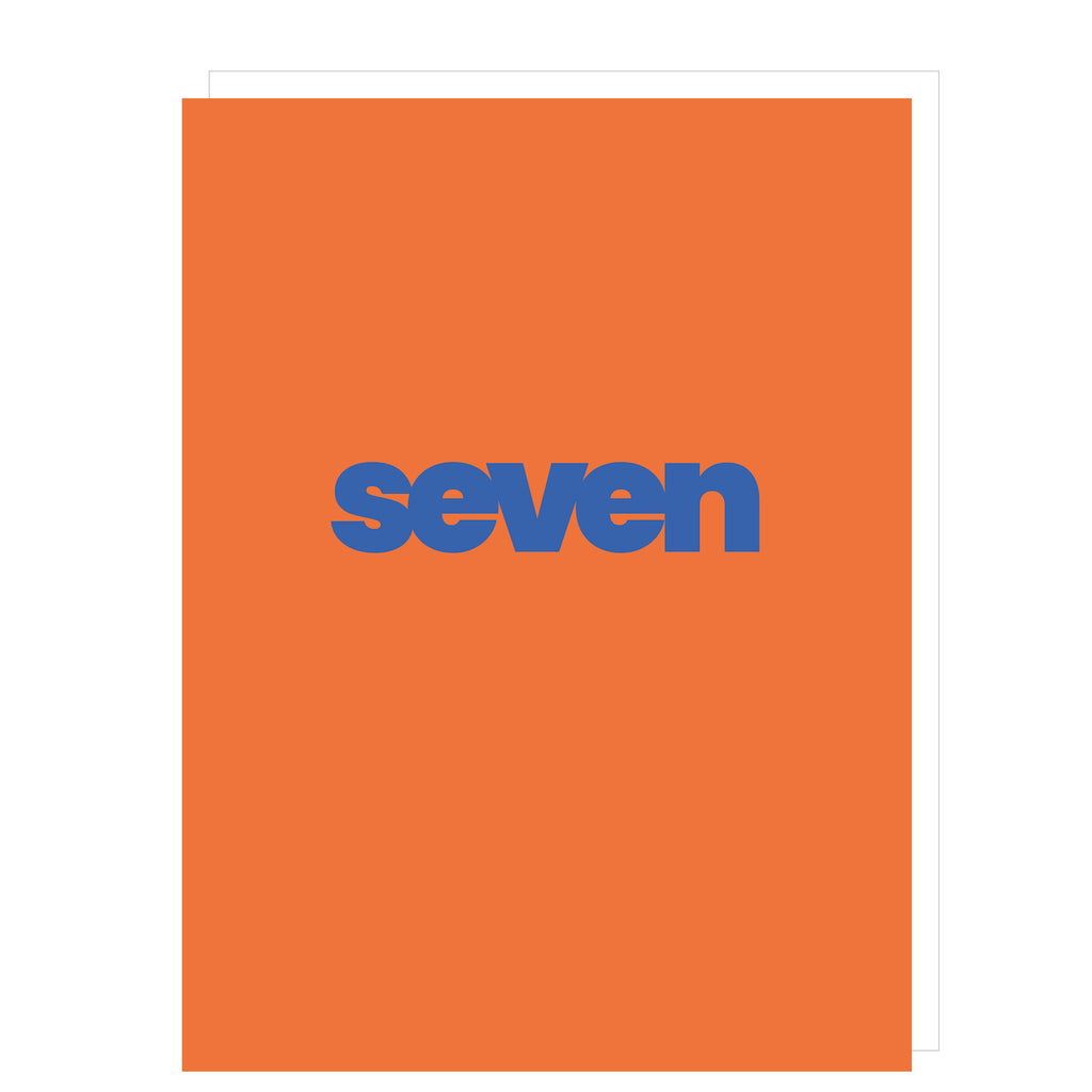 SEVEN Card - Orange