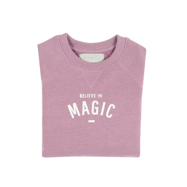 Violet 'BELIEVE IN MAGIC' Sweatshirt