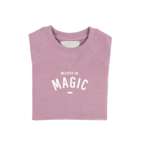 Violet 'BELIEVE IN MAGIC' Sweatshirt
