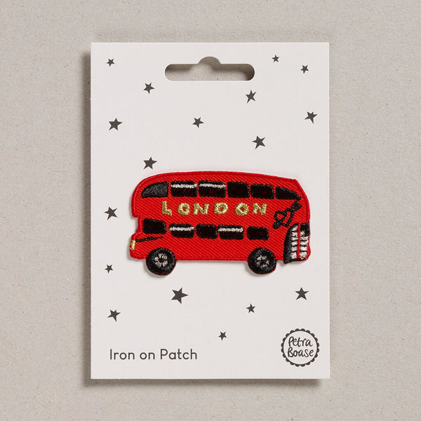 London Bus Iron on Patch