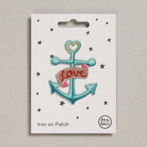 Love Anchor Iron on Patch