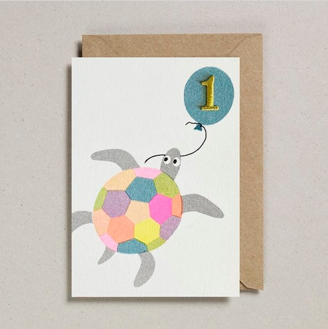 Turtle Age 1 Card