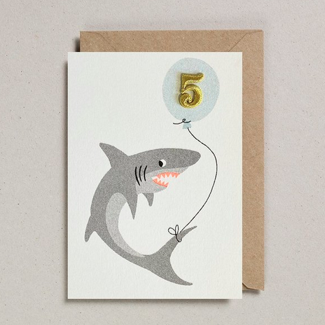 Shark Age 5 Card