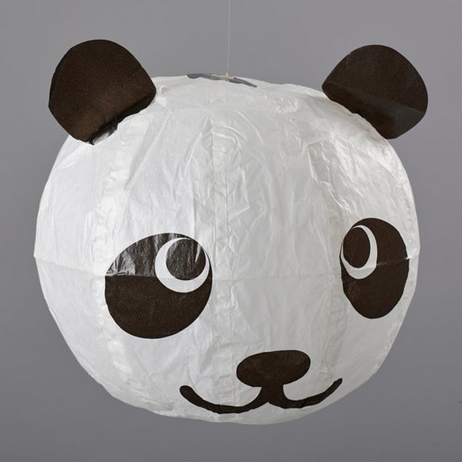 Japanese Paper Panda Balloon Card