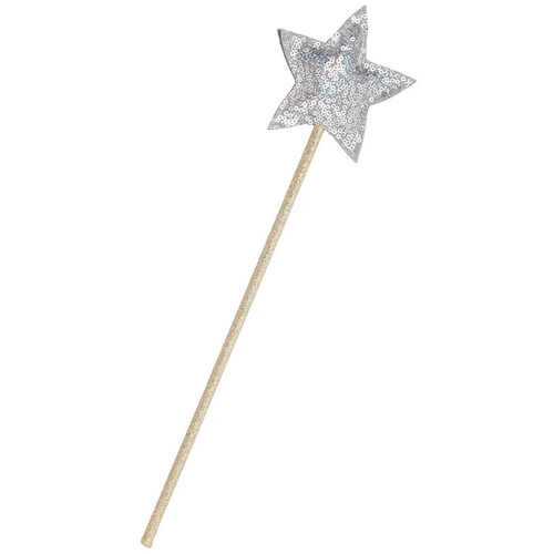 Silver Sequin Wand