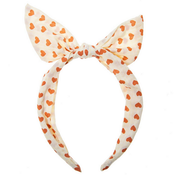 Love Hearts Tie Headband