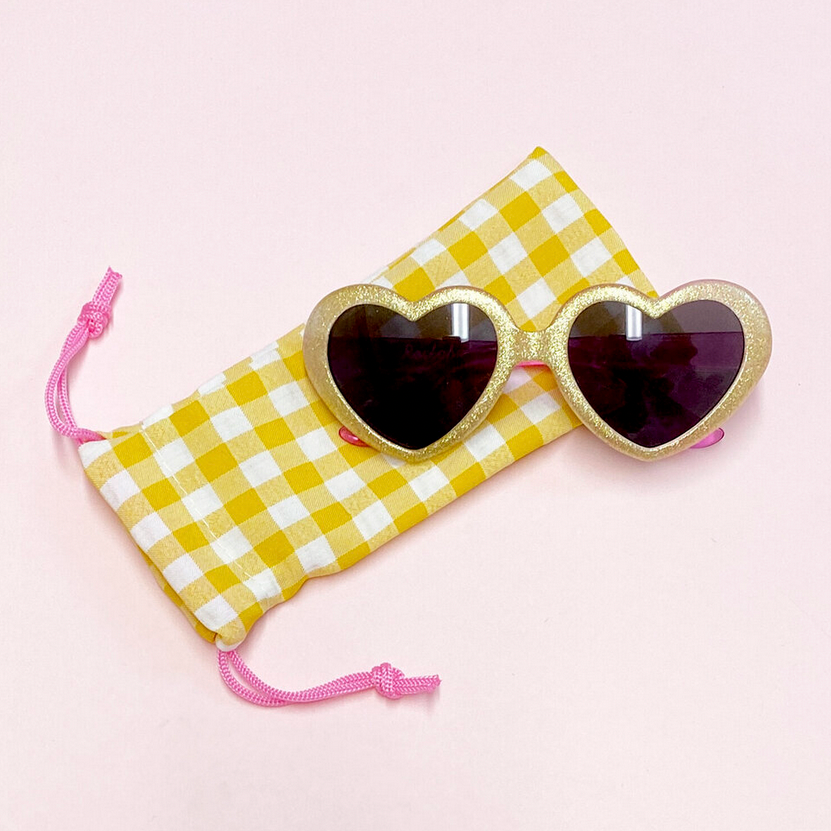 Glitter Heart Sunglasses