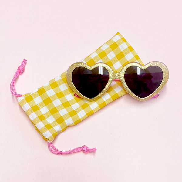 Glitter Heart Sunglasses