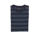 Vintage Blue & Navy Striped T Shirt