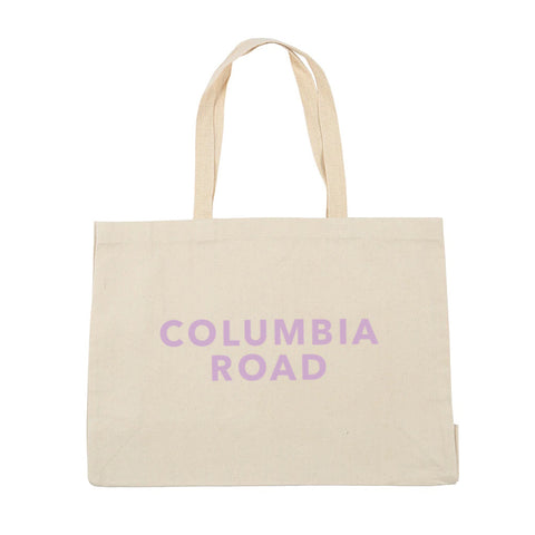 Columbia Road Large Canvas Bag - Lilac