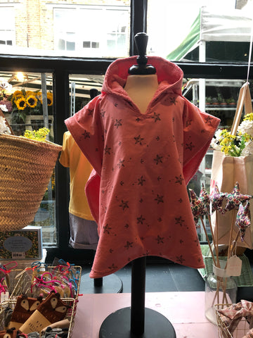 Pink Starfish Poncho